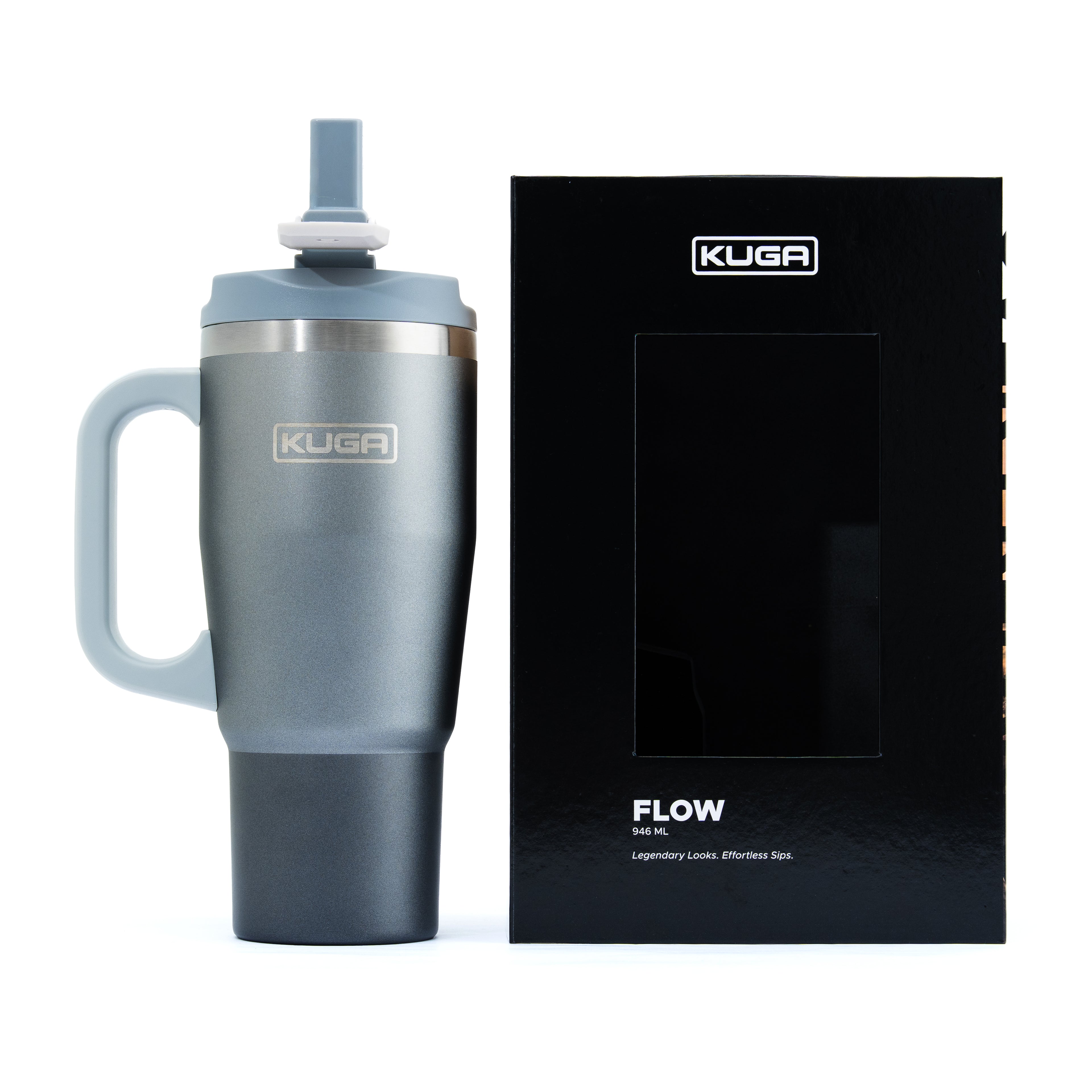 Flow 946ml Insulated Tumbler Flask with Straw
