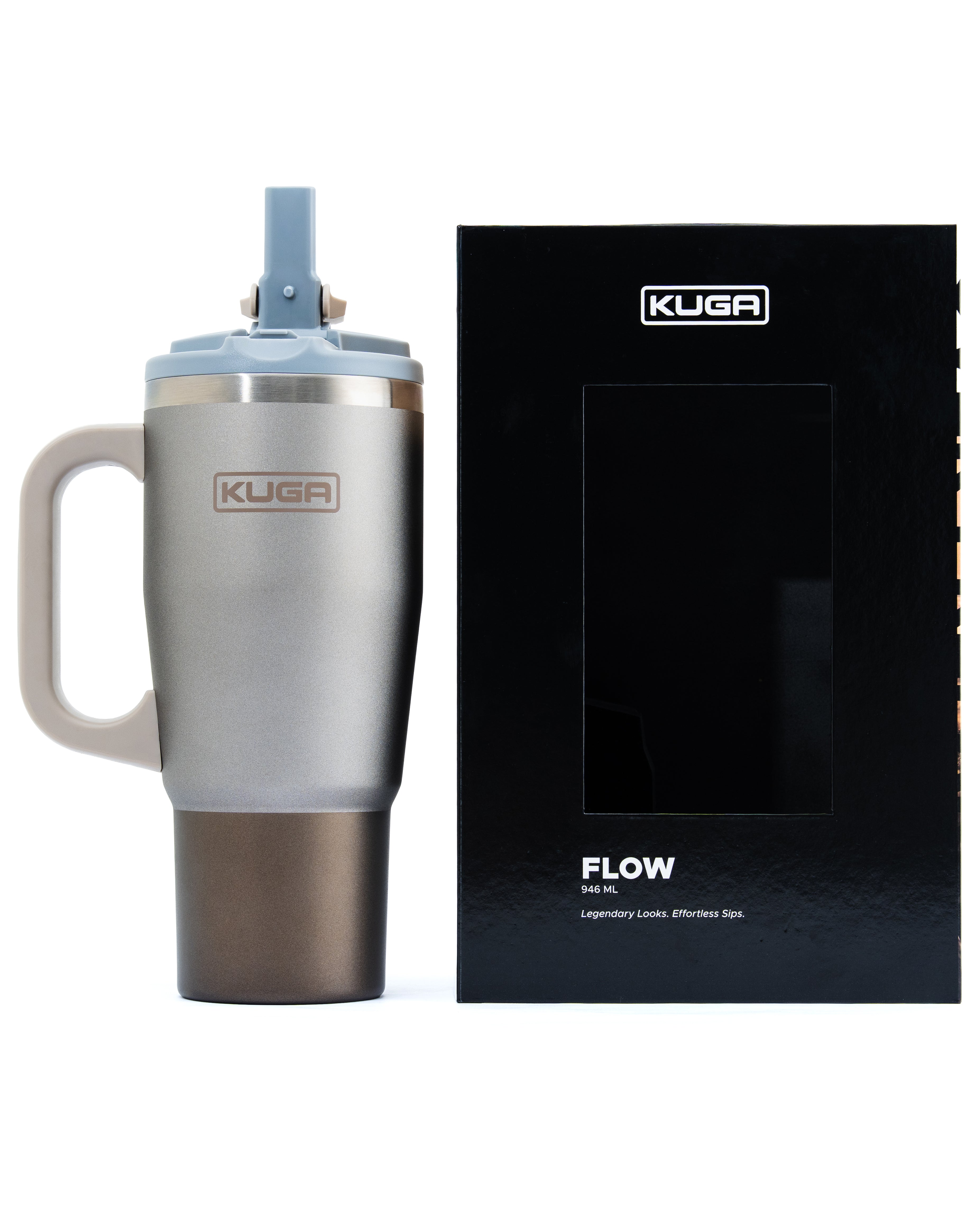 Flow 946ml Insulated Tumbler Flask with Straw
