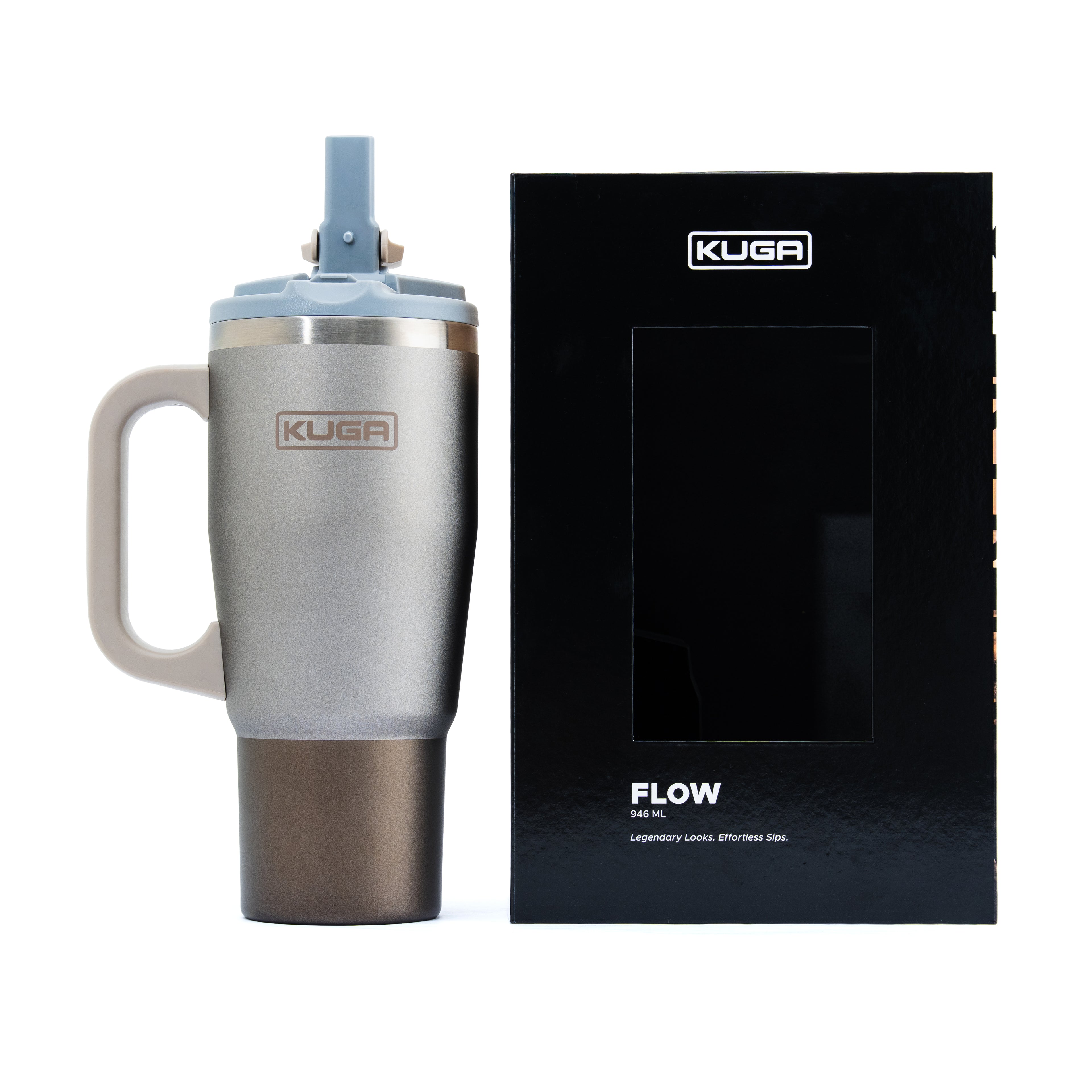 Flow 946ml Insulated Tumbler Flask with Straw